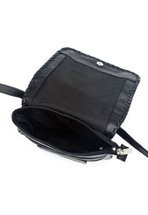 Bolso Manos Libres AM01 Cuero Tala Negro 