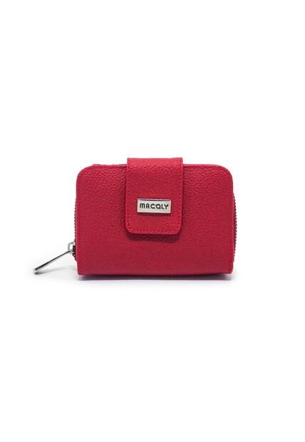 Billetera Mini Macoly A017 Barcelona Rojo Niquel