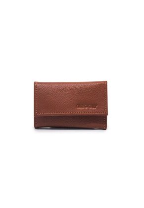 Porta Llaves Para Hombre 323 Cuero Miel Claro