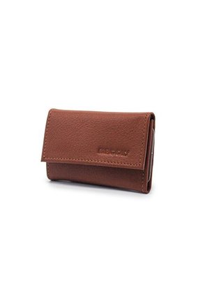 Porta Llaves Para Hombre 323 Cuero Miel Claro
