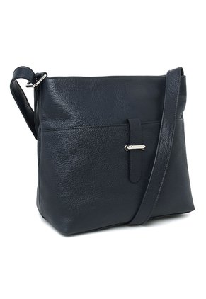 Bolso Manos Libres Macoly 400 Cuero Azul