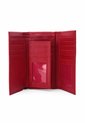 Billetera Grande Macoly 630 Cuero Rojo Liso de Macoly