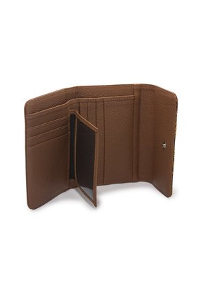 Billetera Mediana Macoly A015 Cuero Tala Miel