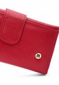 Billetera Grande Macoly 630 Cuero Rojo Liso de Macoly