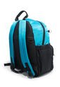 Morral Mediano Macoly 322 Lona Negro X Verde Agua de Macoly