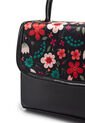 Bolso Manos Libres Macoly 838 Floralia Negro de Macoly