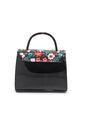 Bolso Manos Libres Macoly 838 Floralia Negro de Macoly