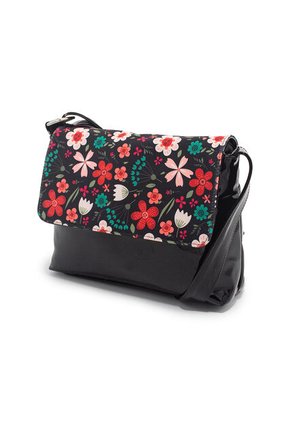 Bolsos Manos Libres Pequeño 574 Floralia Negro