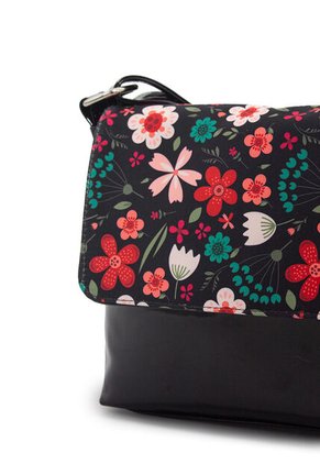 Bolsos Manos Libres Pequeño 574 Floralia Negro