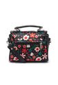 Cartera Manos Libres Macoly 876 Floralia Negro de Macoly