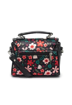Cartera Manos Libres Macoly 876 Floralia Negro