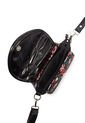 Cartera Manos Libres Macoly 876 Floralia Negro de Macoly