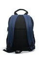 Morral Mediano Macoly 322 Lona Negro X Azul Oscuro de Macoly