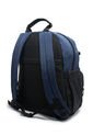 Morral Mediano Macoly 322 Lona Negro X Azul Oscuro de Macoly