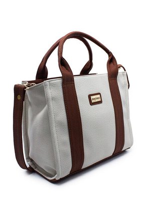 Cartera Manos Libres Macoly 873 Mix Blanco X Miel