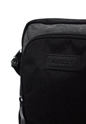 Bolso Manos Libres Macoly 278 Lona Negro X Gris