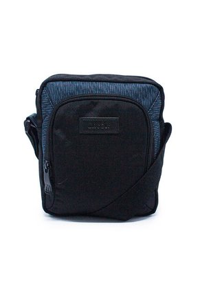 Bolso Manos Libres Macoly 278 Lona Negro Azul Electron