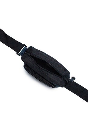 Bolso Manos Libres Macoly 278 Lona Negro Azul Electron