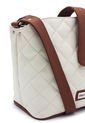Bolso Manos Libres Macoly 868 Mix Blanco X Miel de Macoly