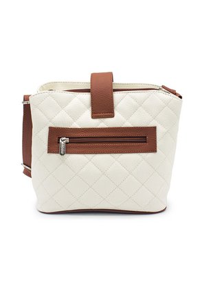 Bolso Manos Libres Macoly 868 Mix Blanco X Miel