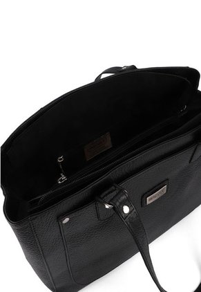 Bolso De Hombro OC462 Cuero Negro Liso