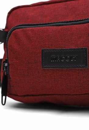 Canguro En Lona 292 Correa Larga Uso Manos Libres Rojo Textil