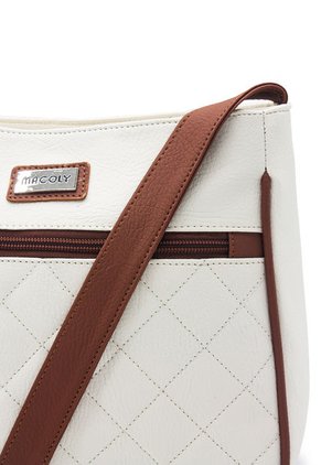 Bolso Manos Libres Mediano 792 Mix Blanco X Miel