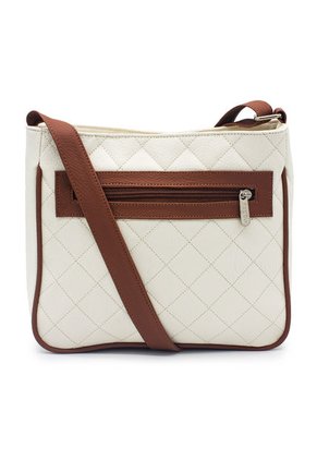 Bolso Manos Libres Mediano 792 Mix Blanco X Miel