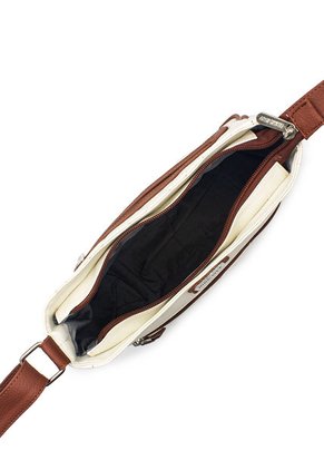 Bolso Manos Libres Mediano 792 Mix Blanco X Miel