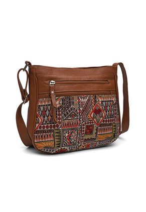 Bolso Manos Libres 820 Cuero Miel X Yacar