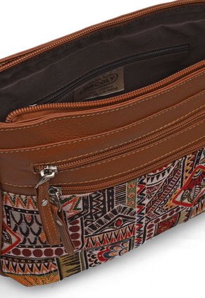 Bolso Manos Libres 820 Cuero Miel X Yacar