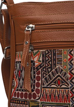 Bolso Manos Libres 820 Cuero Miel X Yacar