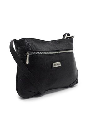 Bolso Manos Libres Macoly 790 Cuero Negro Niquel