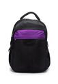 Morral Grande Macoly 268 Lona Negro X Morado de Macoly
