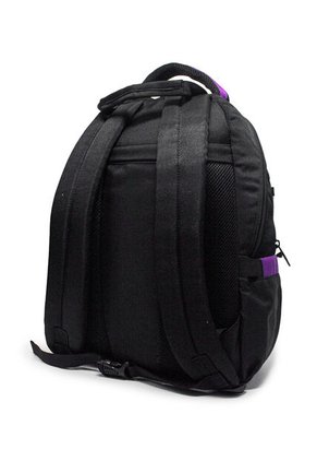 Morral Grande Macoly 268 Lona Negro X Morado