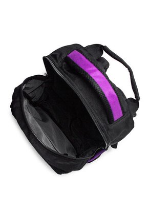 Morral Grande Macoly 268 Lona Negro X Morado