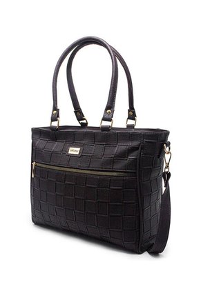 Bolso De Hombro Grande Macoly 878 Lambani Cafe Oro