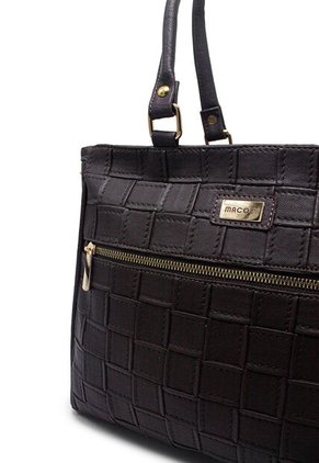 Bolso De Hombro Grande Macoly 878 Lambani Cafe Oro