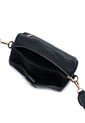 Bolso Manos Libres M402 Cuero Negro X Reata Oro de Macoly