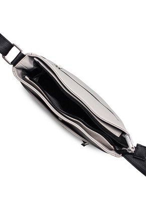 Bolso Manos Libres Macoly 861 Mix Taupe X Negro