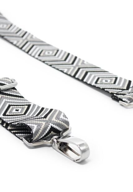 Correa/Strap Macoly  Para Bolso Manos Libres Negro X Gris