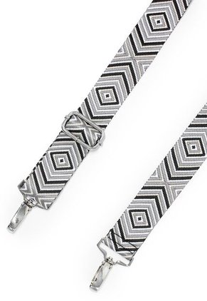 Correa/Strap Macoly Para Bolso Manos Libres Negro X Gris