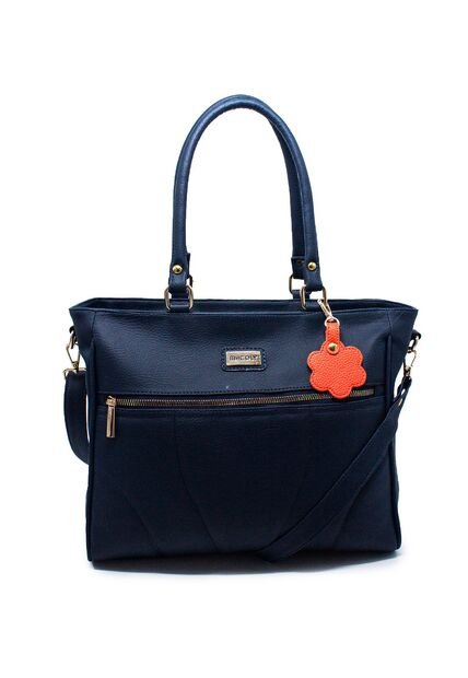 Bolso De Hombro Manos Libres Grande Macoly 878 Lilum Azul