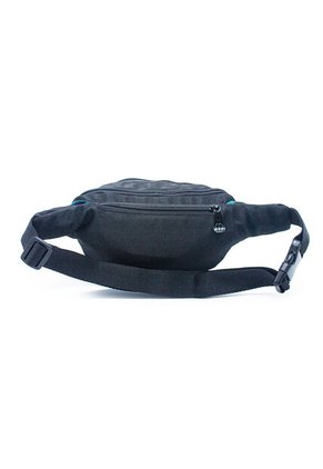 Canguro En Lona 252 Correa Corta  Negro X Azul Petroleo