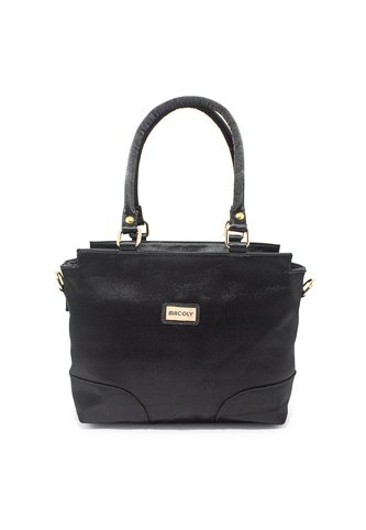 Bolso De Hombro Manos Libres Macoly 874 Razzo Negro Macoly