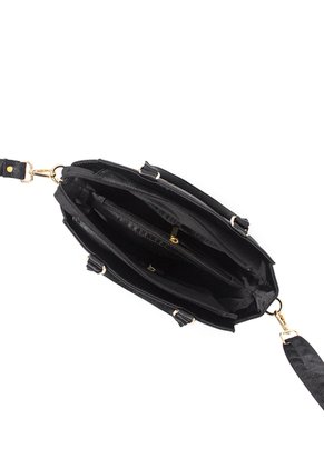 Bolso De Hombro Manos Libres Macoly 874 Razzo Negro