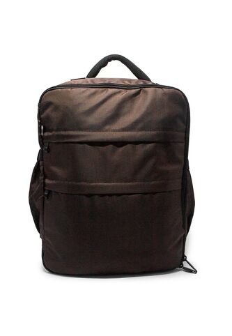 Morral/maleta Viaje Avión Macoly 309 Lona Cafe Textura Macoly