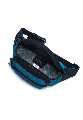 Canguro En Lona 319 Correa Corta Para Uso Riñonera Lona Azul Agua Electron