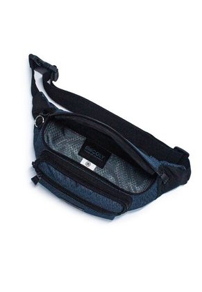 Canguro En Lona 319 Correa Corta Para Uso Riñonera Lona Azul Oscuro Electron