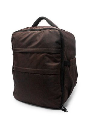 Morral/maleta Viaje Avión Macoly 309 Lona Cafe Textura